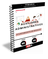 LIBRO-TEMARIO sobre los 40 temas solicitados para cubrir, con carácter de personal funcionario de carrera, mediante el sistema de oposición libre, catorce plazas de Administrativo/a, encuadradas en el grupo C, subgrupo C1, de la escala de Administración General, subescala Administrativa, según el Real Decreto Legislativo 5/2015, de 30 de octubre, por el que se aprueba el Texto Refundido de la Ley del Estatuto Básico del Empleado Público, dotadas con los emolumentos correspondientes a dicho grupo de conformidad con la vigente relación de puestos de trabajo