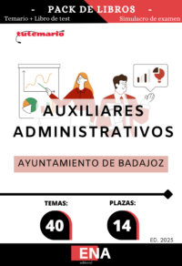 Pack de LIBRO TEMARIO y LIBRO DE TEST, con preguntas (DE CUATRO OPCIONES DE RESPUESTA), sobre los 40 temas solicitados para cubrir, con carácter de personal funcionario de carrera, mediante el sistema de oposición libre, catorce plazas de Administrativo/a, encuadradas en el grupo C, subgrupo C1, de la escala de Administración General, subescala Administrativa, según el Real Decreto Legislativo 5/2015, de 30 de octubre, por el que se aprueba el Texto Refundido de la Ley del Estatuto Básico del Empleado Público, dotadas con los emolumentos correspondientes a dicho grupo de conformidad con la vigente relación de puestos de trabajo.