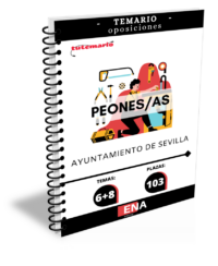LIBRO TEMARIO, los 8 + 6= 14 temas, solicitados para el estudio de las oposiciones convocadas por el Ayuntamiento de Sevilla por Resolución de fecha 31 de enero de 2025, donde se aprobaron las bases específicas es regular la realización de las pruebas selectivas para la cobertura de 103 plazas de Peón/a del Ayuntamiento de Sevilla, incluidas en las Ofertas Públicas de Empleo Ordinarias de 2021, 2022 y 2023. 