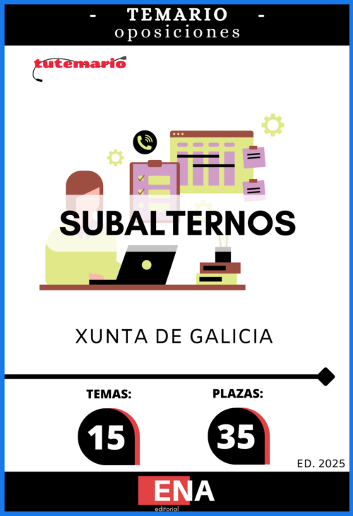 1.TEMARIO 35 Subalternos Xunta Galicia ED. 2025 (ONLINE)