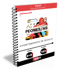 LIBRO TEST, donde desarrollamos preguntas tipo test de 4 respuestas alternativas, basadas en los 8 + 6= 14 temas, solicitados para el estudio de las oposiciones convocadas por el Ayuntamiento de Sevilla por Resolución de fecha 31 de enero de 2025, donde se aprobaron las bases específicas es regular la realización de las pruebas selectivas para la cobertura de 103 plazas de Peón/a del Ayuntamiento de Sevilla, incluidas en las Ofertas Públicas de Empleo Ordinarias de 2021, 2022 y 2023.