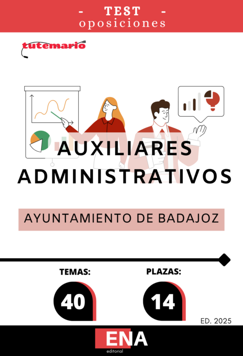 6. Ayuntamiento de Badajoz 14 Auxiliares Administrativos. TEST (PDF)