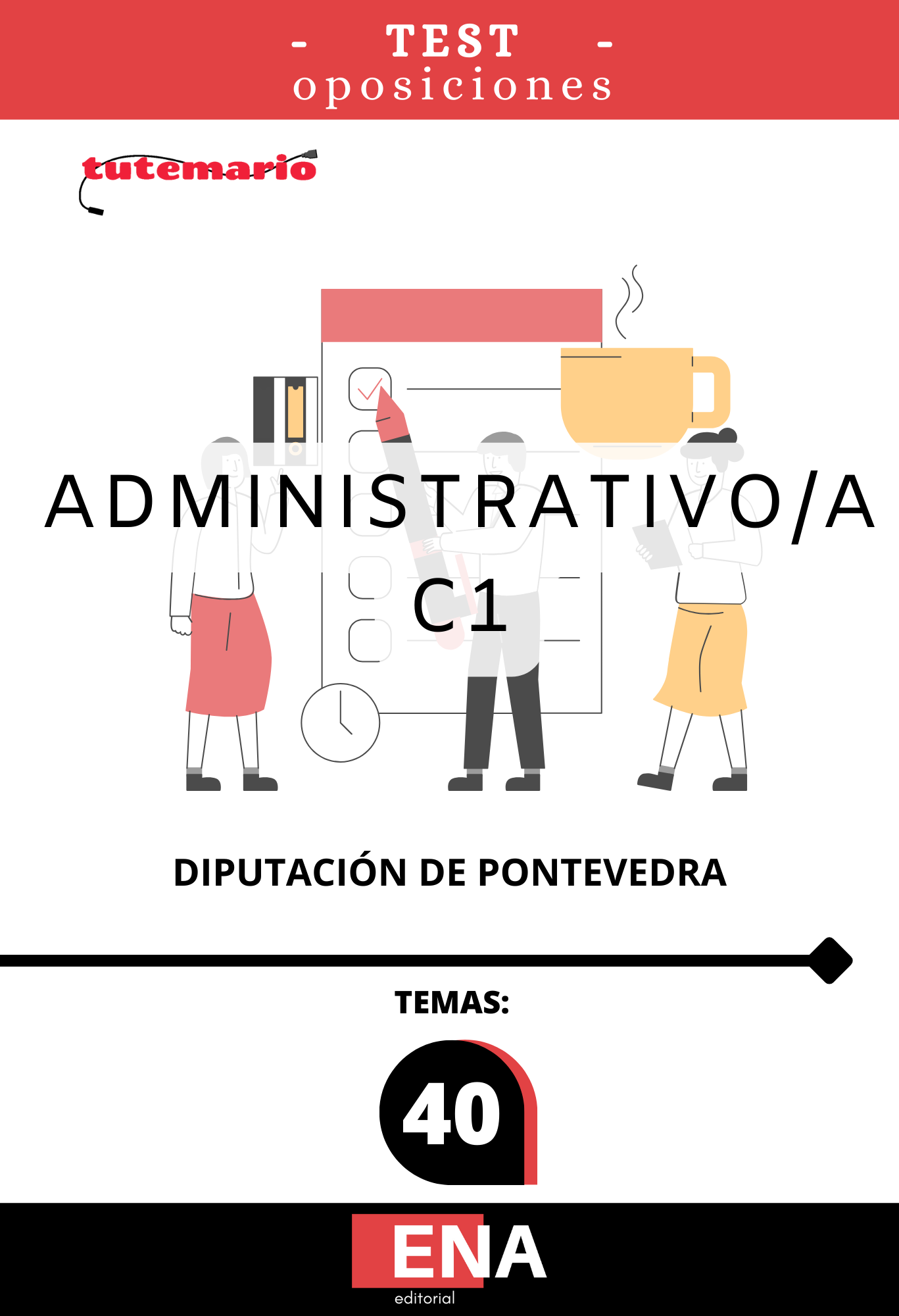 6. TEST Administrativo C1 Diputación Pontevedra. Formato (PDF)