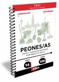 LIBRO TEST, donde desarrollamos preguntas tipo test de 4 respuestas alternativas, basadas en los 8 + 6= 14 temas, solicitados para el estudio de las oposiciones convocadas por el Ayuntamiento de Sevilla por Resolución de fecha 31 de enero de 2025, donde se aprobaron las bases específicas es regular la realización de las pruebas selectivas para la cobertura de 106 plazas de Peón/a del Ayuntamiento de Sevilla