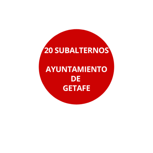 Oposición de 20 Subalternos Ayuntamiento de Getafe.