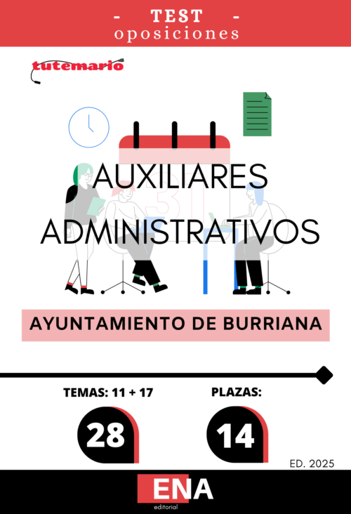 6. TEST 14 Auxiliares Administrativos Ayuntamiento de Burriana. Formato (PDF)