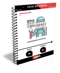 Pack de LIBRO TEMARIO y LIBRO DE TEST, con preguntas (DE TRES OPCIONES DE RESPUESTA), sobre los 10 temas solicitados para el estudio de la fase de oposición, de las 20 plazas de Subalternos, convocadas por el Ayuntamiento de Getafe, el 7 de mayo de 2025.