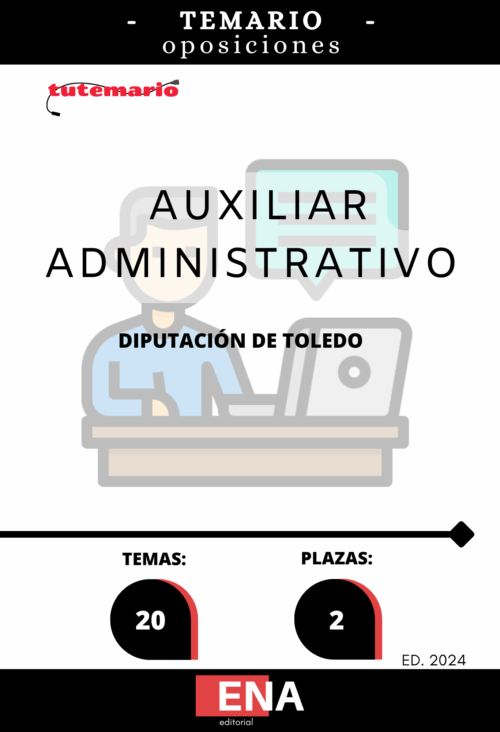 3. TEMARIO Auxiliar Administrativo Diputación de Toledo. Formato (PDF)