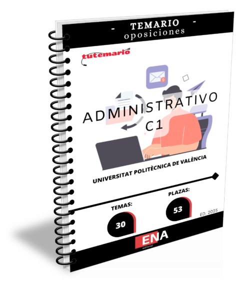 2. TEMARIO 53 Administrativo C1 Universidad Politécnica Valencia. Formato (Encuadernado)