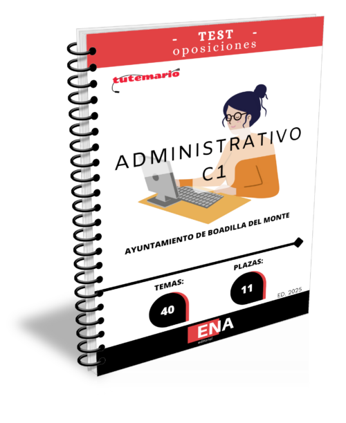 5. TEST 11 Administrativos Ayuntamiento de Boadilla del Monte. Formato (Encuadernado)