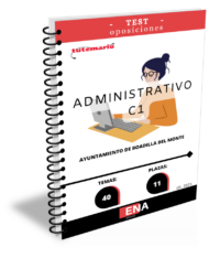 LIBRO TEST, donde desarrollamos preguntas tipo test de 4 respuestas alternativas, basadas en los 40 temas solicitados para la cobertura de once plazas de personal funcionario de la Escala de Administración General, Subescala Administrativa, Grupo C, Subgrupo C1, del Ayuntamiento de Boadilla del Monte, cuyas bases específicas regirán la convocatoria del proceso selectivo convocado para la cobertura, por el turno libre, mediante el sistema de oposición, en ejecución de la Oferta de Empleo Público del año 2024.