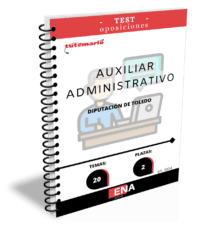 LIBRO DE TEST, con preguntas (DE CUATRO OPCIONES DE RESPUESTA), sobre los 20 temas solicitados para la primera fase de oposición de las 2 plazas convocadas por la Diputación de Toledo de Auxiliares Administrativos C2, publicado en el Boletín Oficial de Toledo nº 147 del 2 de Agosto del 2024 y en el BOE el 22-08-2024.
