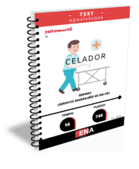LIBRO DE TEST, con preguntas (DE CUATRO OPCIONES DE RESPUESTA), sobre los 16 temas solicitados para el estudio de la fase de oposición, de las 740 plazas de Celadores, Grupo E, convocadas por Resolución del 23 de junio de 2025, de la Dirección General de Recursos Humanos y Relaciones Laborales del Servicio Madrileño de Salud, por la que se convocan pruebas selectivas por el turno libre para el acceso a la condición de personal estatutario fijo en las categorías del Grupo E del Servicio Madrileño de Salud.