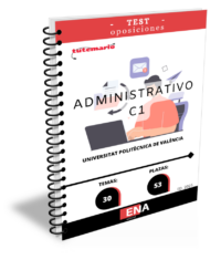 LIBRO TEST, donde desarrollamos preguntas tipo test de 4 respuestas alternativas, basadas en los 30 temas solicitados para el estudio de la fase de oposición de la convocatoria de  UPV, la cual tiene por objeto la selección de personal, mediante el sistema de concurso-oposición por los turnos libre y de promoción interna, para cubrir cincuenta y tres (53) vacantes del grupo C, subgrupo C1, sector de Administración General, Administrativo en la Universitat Politècnica de València. Publicado en el BOE el 24/07/2025.