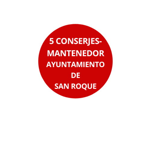 Oposición 5 plazas de Conserje Mantenimiento Ayuntamiento San Roque