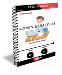 Pack de LIBRO TEMARIO y LIBRO TEST, , con preguntas (DE CUATRO OPCIONES DE RESPUESTA), sobre los 41 temas solicitados para el estudio de la fase de oposición para las 17 plazas convocadas por la Diputación de Huesca, de conformidad con la Oferta de Empleo Público del año 2024, aprobada por Decreto núm. 3807, de 13 de noviembre de 2024 y la Oferta de Empleo Público de 2025, aprobada por Decreto núm. 1244, de 21 de marzo de 2025, es objeto de la presente convocatoria, que se publicará en el portal web de la Diputación Provincial de Huesca (www.dphuesca.es/convocatoriaempleo) y en el Boletín Oficial de la Provincia, la provisión, mediante oposición, de diecisiete plazas de Administrativo, encuadradas en la Escala de Administración General, Subescala Administrativa, Grupo C, Subgrupo C1.