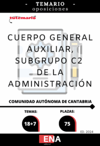 TEMARIO AUXILIAR ADMINISTRATIVO AYUNTAMIENTO DE CANTABRIA