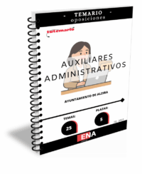 LIBRO TEMARIO, sobre los 25 temas solicitados para el estudio de la fase de oposición de la convocatoria 07/2025 de Empleo público de los años 2022 y 2023 publicadas en el Diario Oficial de la Generalitat Valenciana de fecha 23 de mayo de 2022 y 1 de febrero de 2024 respectivamente, donde se publican varias plazas entre las que se encuentran 5 plazas de Auxiliar Administrativo, subgrupo C2.