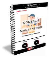 LIBRO TEMARIO, sobre los 20 temas solicitados para el estudio de la fase de oposición de cinco plazas de Conserje-Mantenedor por el sistema oposición por turno libre, 2024-2111, de fecha 23/04/2024 y en la Oferta Empleo Público de 2025, aprobada por Decreto de Alcaldía n.º 2025-0365, de fecha 28/01/2025, publicadas en el BOP. De Cádiz nº 86 de fecha 07/05/2024 y BOP de Cádiz n.º 30, de fecha 13/02/2025 respectivamente.