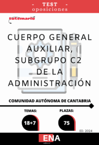 TEST AUXILIAR ADMINISTRATIVO CANTABRIA 2024 (FORMATO ONLINE)
