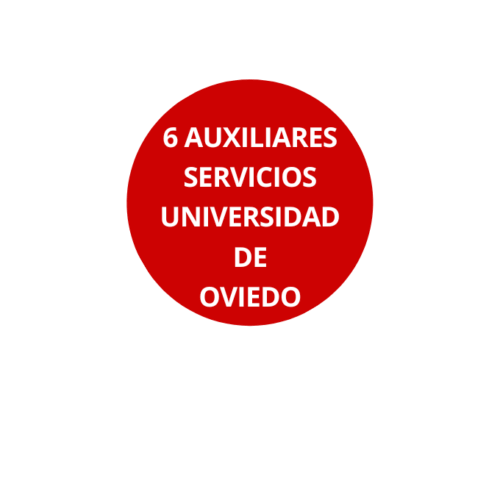 6 AUXILIARES DE SERVICIOS UNIVERSIDAD DE OVIEDO 2025