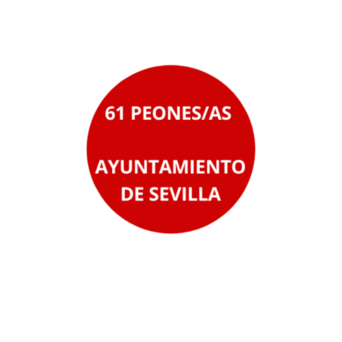 103 plazas de peones Ayuntamiento Sevilla.