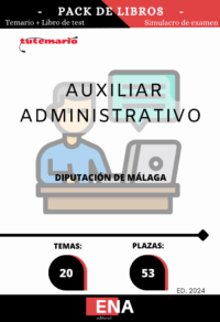 Material de estudio para la Oposición 53 Auxiliar Administrativo Diputación de Málaga.