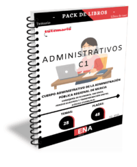 Pack de LIBRO TEMARIO y LIBRO DE TEST, con preguntas (DE CUATRO OPCIONES DE RESPUESTA), sobre los 28 temas solicitados para el estudio de la fase de oposición de las 48 plazas de Administrativos C1, convocadas por la Consejería de Economía, Hacienda, Fondos Europeos y Transformación Digital, por Orden de 19 de septiembre de 2025 de la Consejería de Economía, Hacienda, Fondos Europeos y Transformación Digital, por la que se convocan pruebas selectivas de acceso libre para cubrir 48 plazas del Cuerpo Administrativo de la Administración Pública Regional. (Código CGX00L24-8).