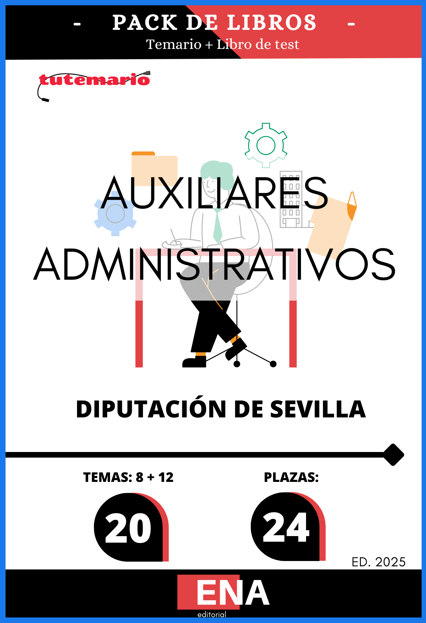 Material de estudio para la Oposición 24 Auxiliar Administrativo en la Diputación de Sevilla.