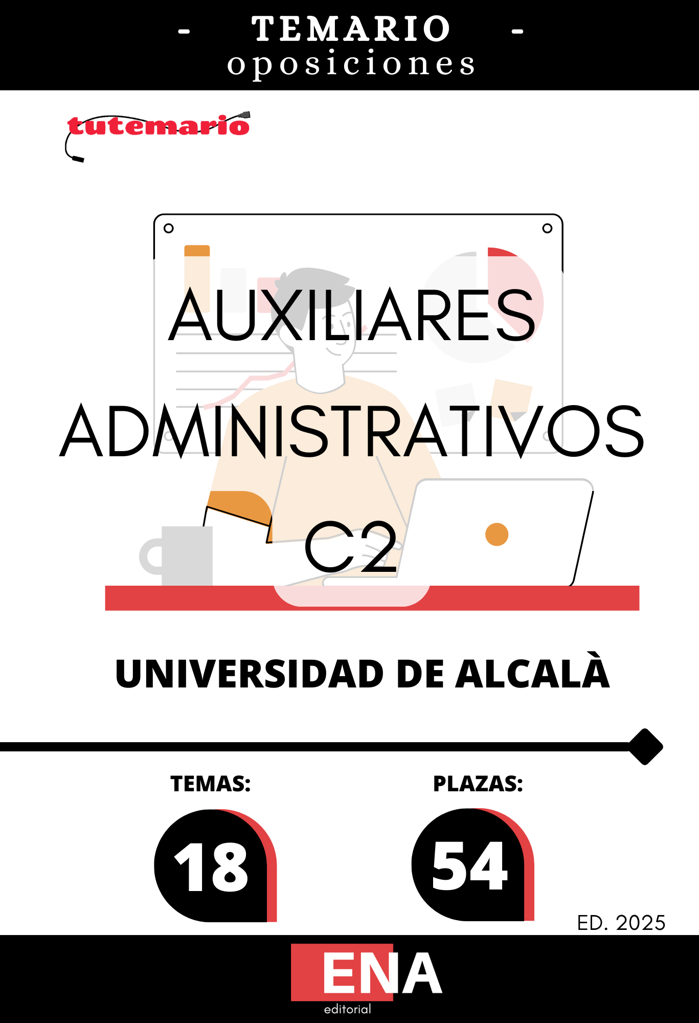 Material de estudio para la Oposición 54 Auxiliar Administrativo Universidad Alcalá de Henares.