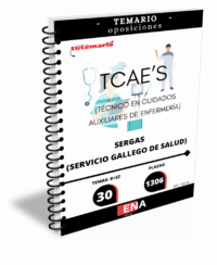 LIBRO TEMARIO, sobre los 30 temas solicitados para el estudio de la fase de oposición de las 1.306 plazas de Técnico/a en cuidados auxiliares de enfermería, convocadas por RESOLUCIÓN de 21 de agosto de 2025, de la Dirección General de Recursos Humanos, por la que se convoca concurso-oposición para el ingreso en diversas categorías de personal sanitario de formación profesional.