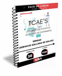 Pack de LIBRO TEMARIO y LIBRO TEST, con preguntas (DE CUATRO OPCIONES DE RESPUESTA) sobre los 30 temas solicitados para el estudio de la fase de oposición de las 1.306 plazas de Técnico/a en cuidados auxiliares de enfermería, convocadas por RESOLUCIÓN de 21 de agosto de 2025, de la Dirección General de Recursos Humanos, por la que se convoca concurso-oposición para el ingreso en diversas categorías de personal sanitario de formación profesional.