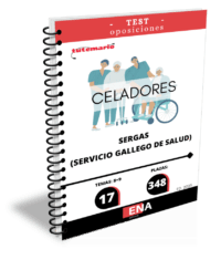 LIBRO TEST, con preguntas (DE CUATRO OPCIONES DE RESPUESTA) sobre los 17 temas solicitados para el estudio de la fase de oposición de las 348 plazas de Celadores, convocadas por RESOLUCIÓN de 21 de agosto de 2025, de la Dirección General de Recursos Humanos, por la que se convoca concurso-oposición para el ingreso en diversas categorías de personal sanitario de formación profesional.