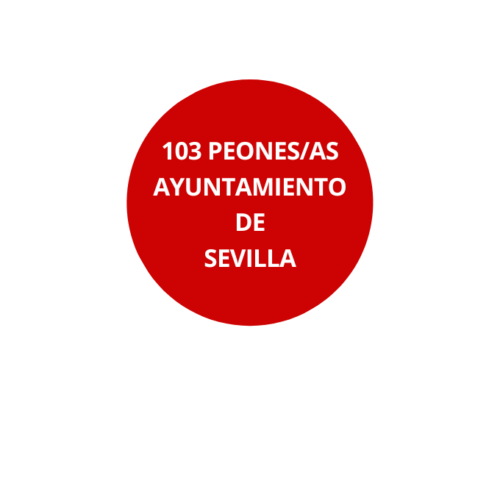 103 peones Ayuntamiento Sevilla.