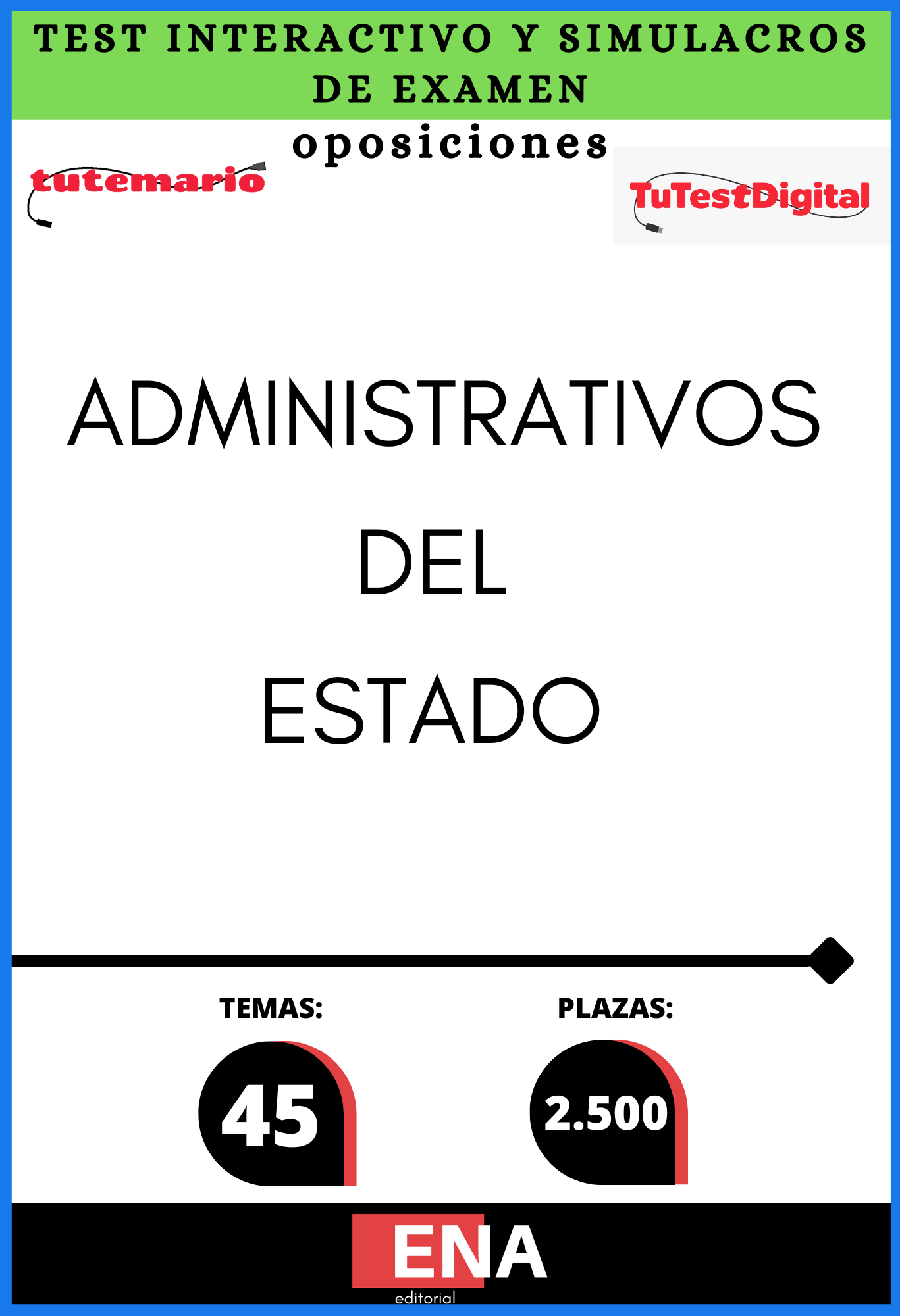 Material de estudio para las Oposiciones cuerpo administrativo Estado.
