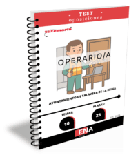 LIBRO DE TEST, con preguntas (DE CUATRO OPCIONES DE RESPUESTA), sobre 10 temas (2 + 8) solicitados para el estudio de la fase de oposición, de las 25 plazas de Operarios Convocadas por el Ayuntamiento de Talavera de la Reina, publicado el 03/10/2025 en el Boletín Oficial de Toledo, BASES POR LAS QUE SE REGIRÁ EL PROCESO SELECTIVO PARA LA PROVISIÓN, EN RÉGIMEN DE FUNCIONARIO DE CARRERA DEL AYUNTAMIENTO DE TALAVERA DE LA REINA, DE VEINTICINCO PLAZAS DE OPERARIO, VEINTITRÉS POR TURNO LIBRE Y DOS POR TURNO LIBRE DE RESERVA PARA PERSONAS CON DISCAPACIDAD, MEDIANTE OPOSICIÓN, DE LAS OFERTAS DE EMPLEO PÚBLICO DE 2023, 2024 Y 2025.