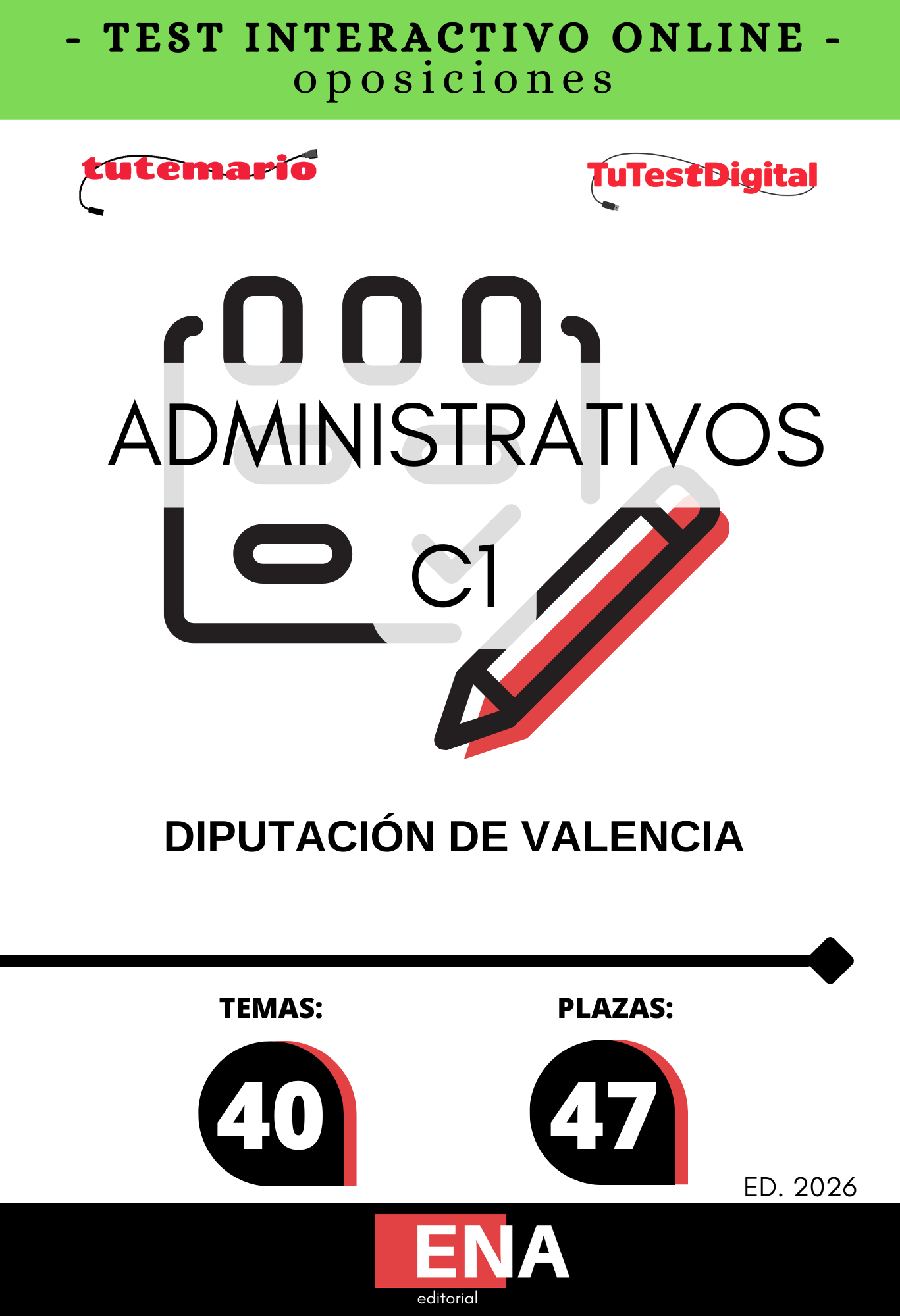 Material de estudio para la Oposición 47 Administrativos C1 Diputación de Valencia