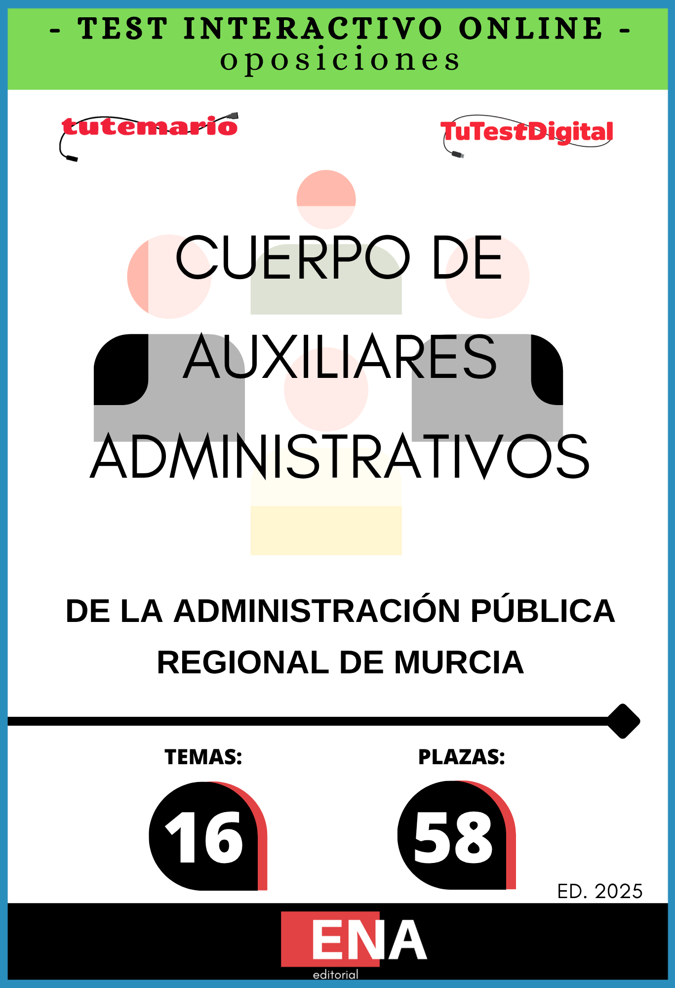 Material de estudio para la Oposición 58 Auxiliares Administrativos Murcia