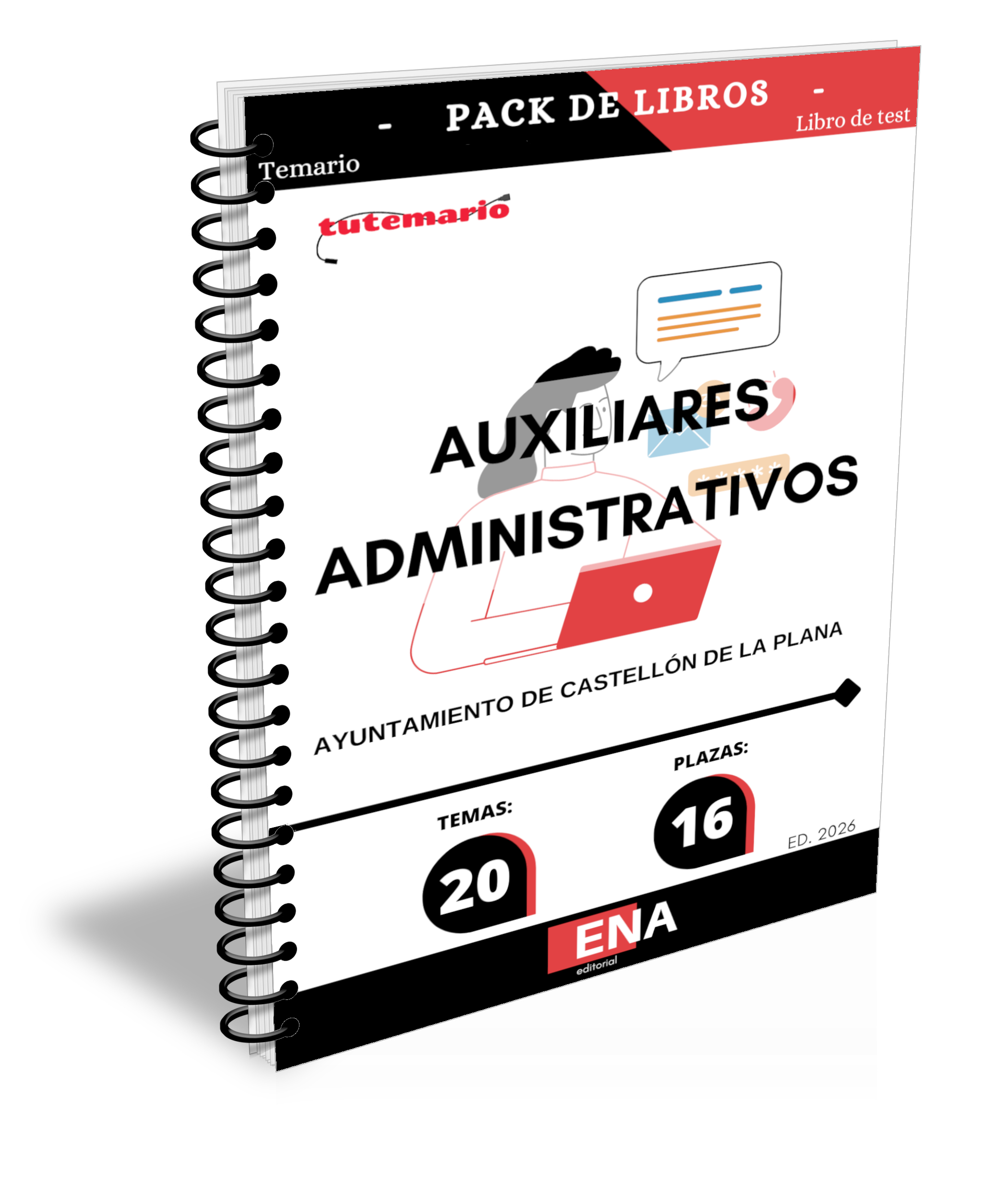 Material de estudio para la Oposición 16 Auxiliares Administrativos Ayuntamiento Castellón de la Plana