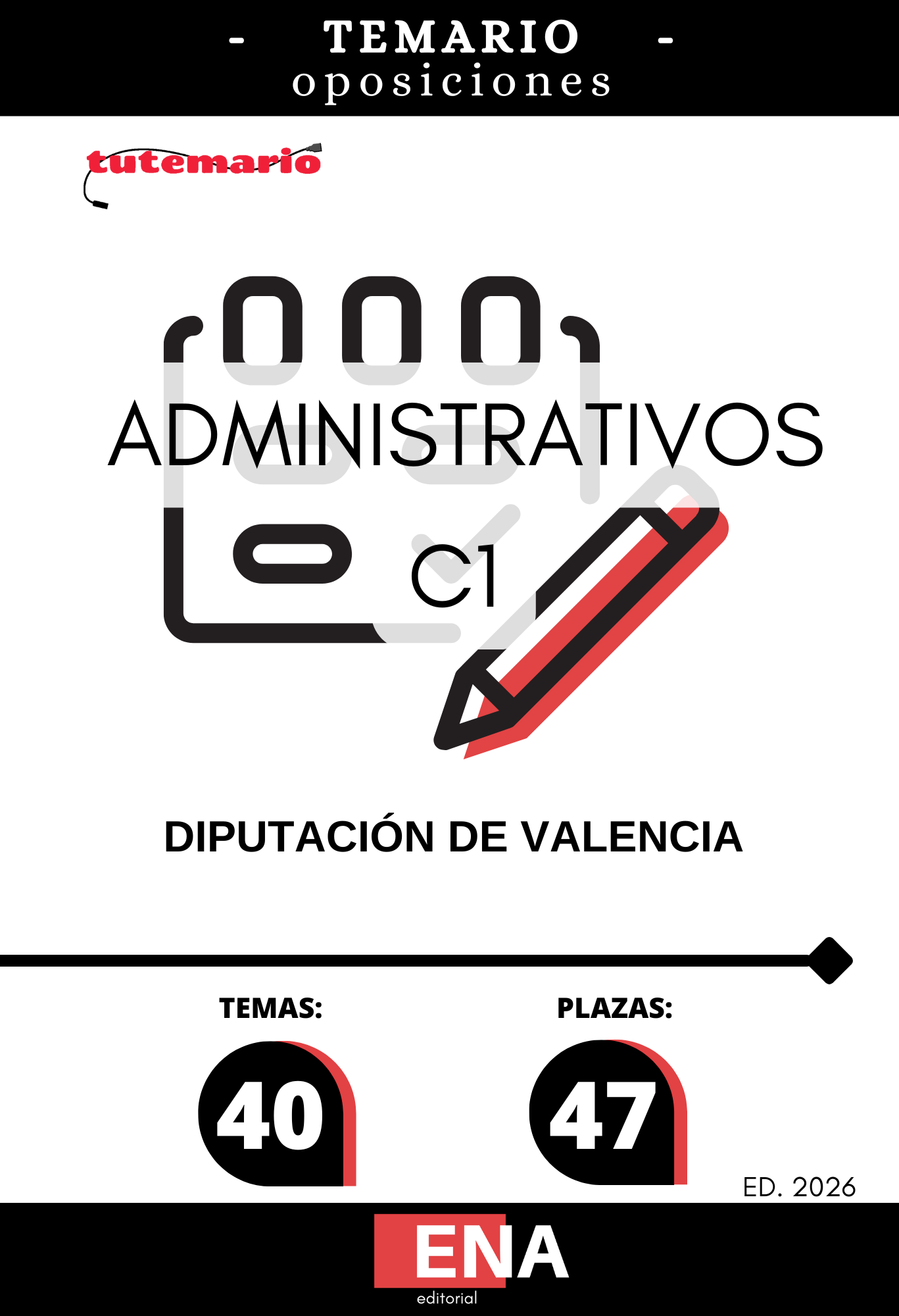 Material de estudio para la Oposición 47 Administrativos C1 Diputación de Valencia