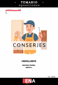 LIBRO TEMARIO, para el estudio y ayuda en la preparación de la segunda prueba del Ayuntamiento de Crevillente. Estos temas salen reflejados en el Anexo II y consta de un total de 21 temas