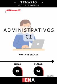 LIBRO TEMARIO, sobre los 19 temas, solicitados para el estudio del primer ejercicio de la fase de oposición, para las 74 plazas convocadas por la Xunta de Galicia del año 2025, por resolución publicada en el DOG el 25-11-2025.