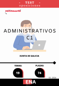 LIBRO DE TEST, con preguntas (DE CUATRO OPCIONES DE RESPUESTA), sobre los 19 temas, solicitados para el estudio del primer ejercicio de la fase de oposición, para las 74 plazas convocadas por la Xunta de Galicia del año 2025, por resolución publicada en el DOG el 25-11-2025.