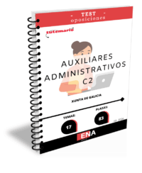 5. TEST. Oposición 83 Auxiliares Administrativos Xunta de Galicia. Formato ENCUADERNADO