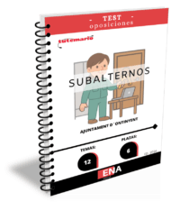 LIBRO DE TEST, con preguntas (DE CUATRO OPCIONES DE RESPUESTA), sobre los 12 temas solicitados para el estudio de las oposiciones de 6 plazas de Subalternos convocadas por el Ayuntamiento de Ontinyent, y publicadas en el Boletín Oficial de la Provincia de Valencia el 03-11-25.