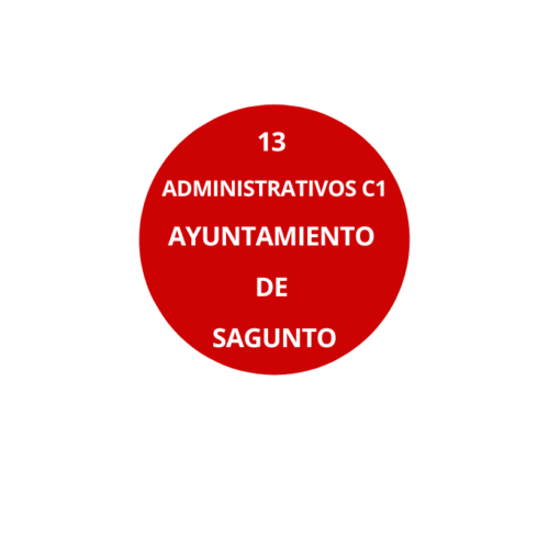 13 Administrativos C1 Ayuntamiento de Sagunto