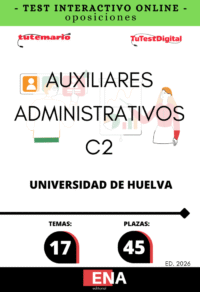 TEST INTERACTIVO, con preguntas (DE CUATRO OPCIONES DE RESPUESTA), sobre los 24 temas solicitados para el estudio de las pruebas selectivas, por el sistema de concurso oposición por resolución del Director Gerente del Servicio Murciano de Salud por la que se aprueba la parte general y específica del temario correspondiente a las pruebas selectivas para el acceso a la categoría estatutaria de Técnico Auxiliar no Sanitario, por los turnos de acceso libre.