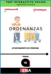 Material de estudio para la oposición Ordenanzas Ayuntamiento de Córdoba.