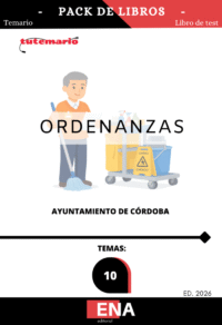 Pack de LIBRO TEMARIO y LIBRO DE TEST, con preguntas (DE CUATRO OPCIONES DE RESPUESTA
