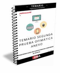 LIBRO TEMARIO, sobre los temas solicitados para el estudio de la SEGUNDA fase de oposición, de la convocatoria publicada con Orden de 4 de noviembre de 2025 de la Consejería de Economía, Hacienda, Fondos Europeos y Transformación Digital, por la que se convocan pruebas selectivas de acceso libre para cubrir 58 plazas del Cuerpo de Auxiliares Administrativos de la Administración Pública Regional. (Código DGX00L24-9), PERTENECIENTES A LA PARTE DE OFIMÁTICA.